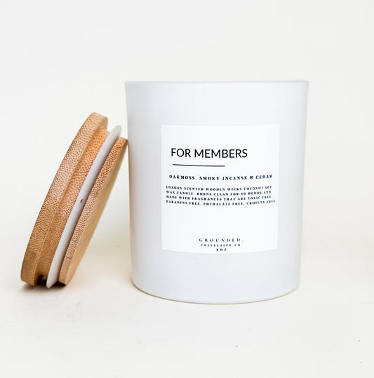 For Members Candle
